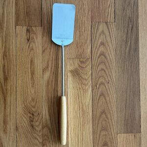 Vintage ANDROCK Stainless Steel Spatula Turner with Wood Handle – Made in USA
